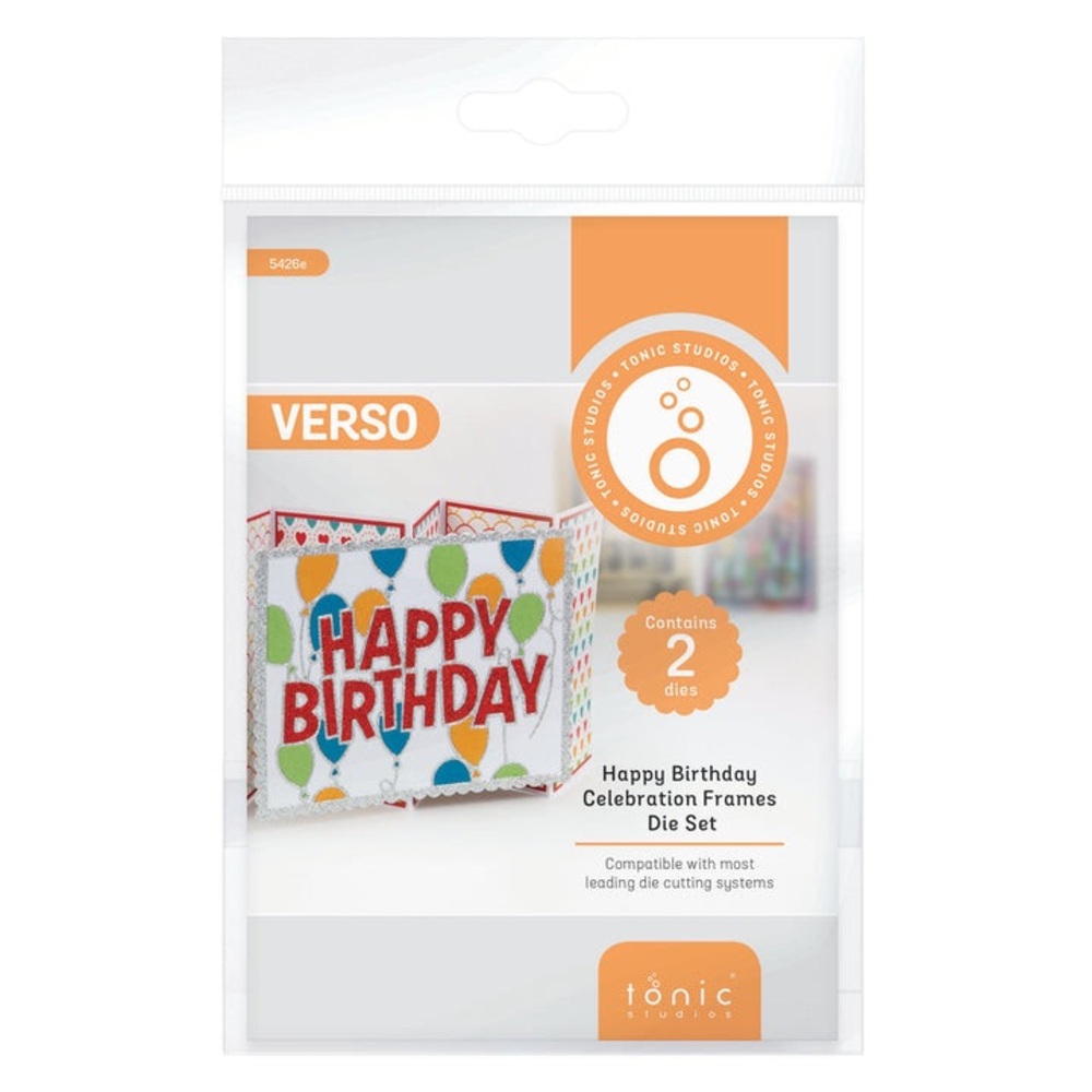 Let's Party Celebration Frames Die Set - Multicolor